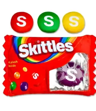 ISCREAM Skittles Plush: With 4 Stuffed Skittles Inside That Can Be Removed