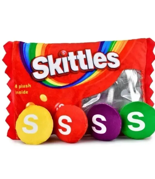ISCREAM Skittles Plush: With 4 Stuffed Skittles Inside That Can Be Removed