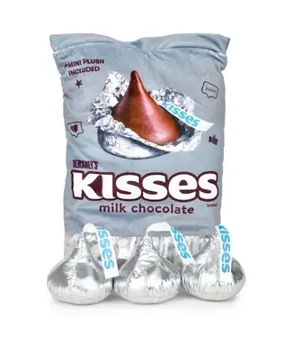 ISCREAM Hershey's Chocolate Kisses Pillow Set with 3 Mini Kiss Pillows