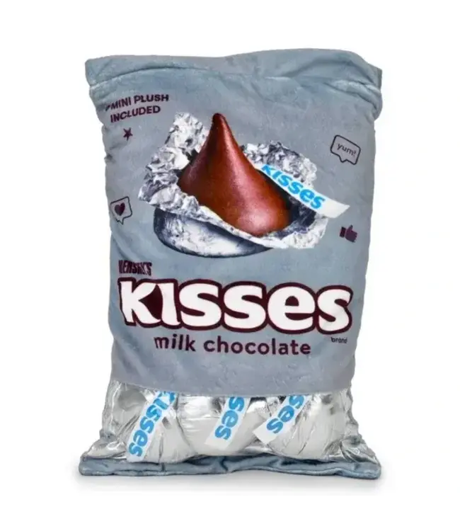 ISCREAM Hershey's Chocolate Kisses Pillow Set with 3 Mini Kiss Pillows
