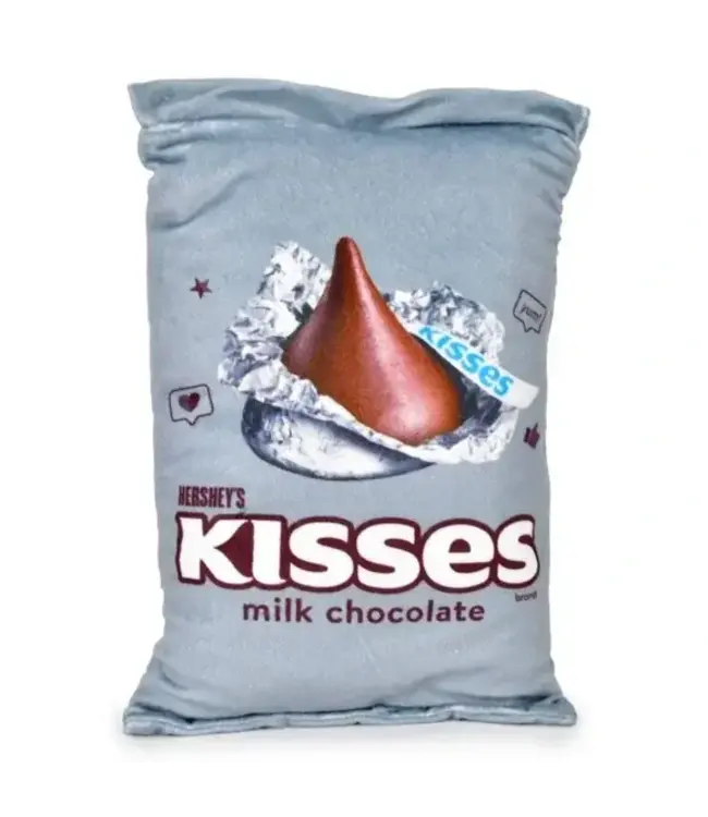 ISCREAM Hershey's Chocolate Kisses Pillow Set with 3 Mini Kiss Pillows