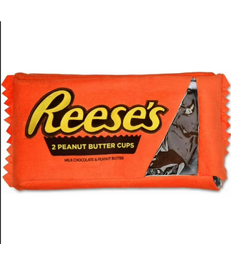 ISCREAM Reese’s Peanut Butter Cup Pillow With 2 Removable Mini Plush Candy