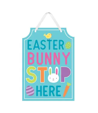 Easter Bunny Stop here Sign