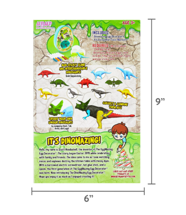 HEY BUDDY HEY PAL The Dinomazing Easter Egg Decorating Craft Kit