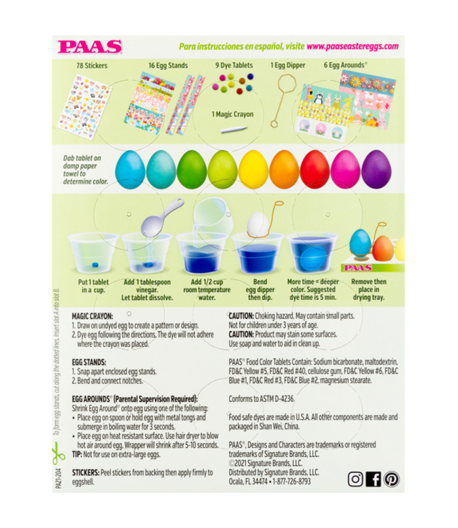 PAAS PAAS Deluxe Egg Decorating Kit