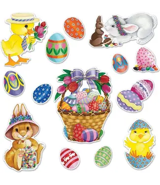 BEISTLE Easter Cutouts - 14ct