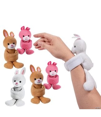 FUN EXPRESS STUFFED BUNNY SLAP BRACELETS