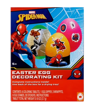DESIGN GROUP Spiderman Easter Egg Decorating Kit