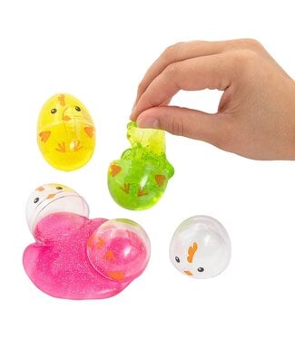 FUN EXPRESS Easter Glitter Putty Filled Egg