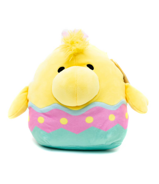 JAZWARES Squishmallow 8 Inch Woodstock with Bunny Ears in Half Egg Easter Plush