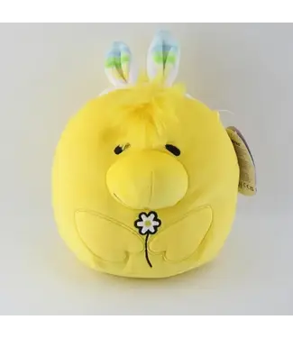 JAZWARES Squishmallow 8 Inch Woodstock with Bunny Ears Holding Daisy Easter Plush