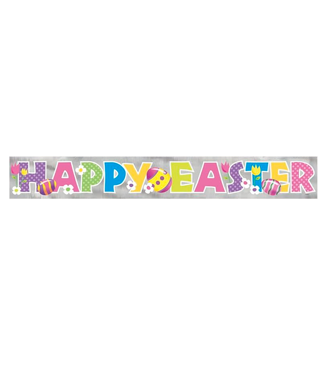 UNIQUE INDUSTRIES INC Happy Easter 9ft Banner