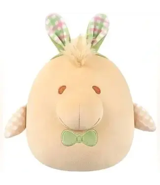 JAZWARES Squishmallow 8 Inch Woodstock with Bunny Ears & Bowtie Easter Plush