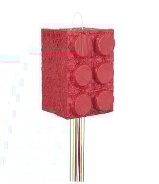 UNIQUE INDUSTRIES INC Building Blocks 3D  Pull String Pinata