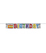 UNIQUE INDUSTRIES INC Foil Fringe Birthday Banner - 4.75ft