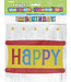UNIQUE INDUSTRIES INC Foil Fringe Birthday Banner - 4.75ft