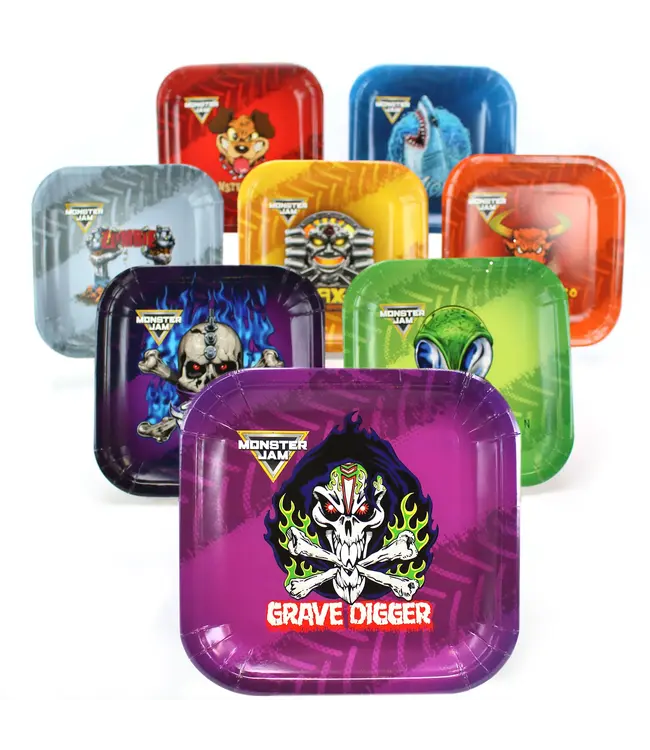 PRIME PARTY Monster Jam 7" Dessert Plates - 8 Count