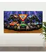 PRIME PARTY Monster Jam Fabric Wall Decoration - 60in wide X 34in tall
