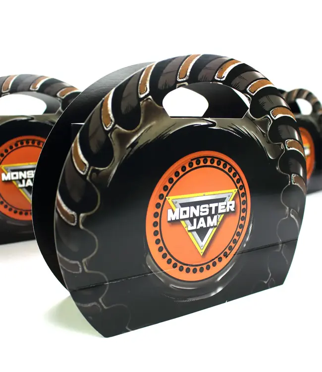 PRIME PARTY Monster Jam Tire Favor Boxes - 8 Count