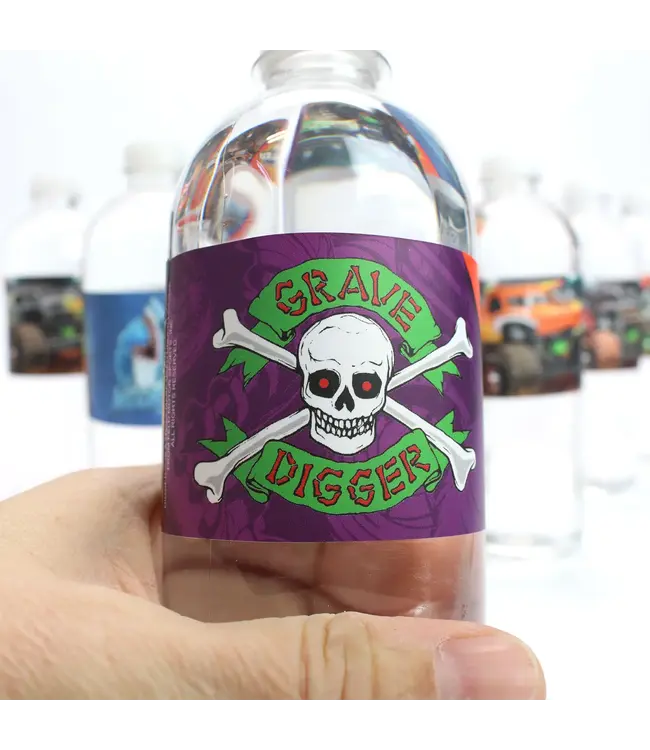 PRIME PARTY Monster Jam Water Bottle Labels - 16 Count