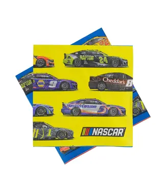 PRIME PARTY NASCAR Beverage Napkins - 16 Count