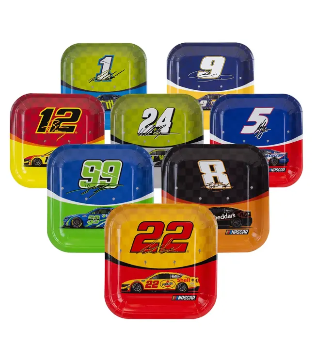 PRIME PARTY NASCAR Dessert Plates 7in - 8 Count