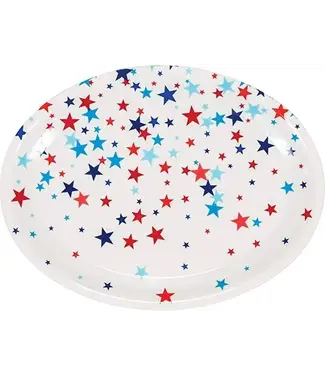 Creative Converting Patriotic Oval Tray