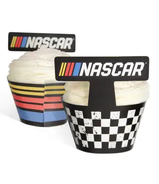 PRIME PARTY NASCAR Cupcake Wrappers - 12 Count