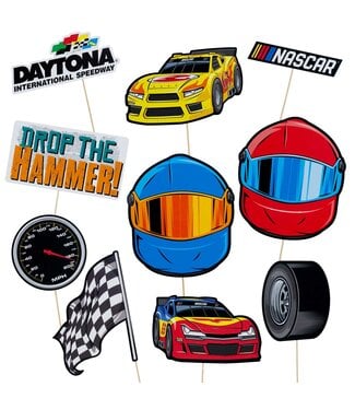 PRIME PARTY NASCAR Photo Booth Props - 10 Count