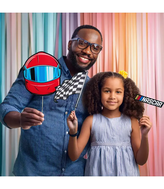 PRIME PARTY NASCAR Photo Booth Props - 10 Count