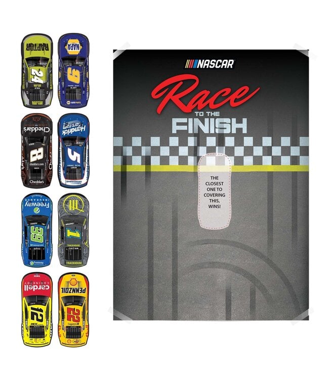 PRIME PARTY NASCAR Pin-the-Car Race to the Finish Game