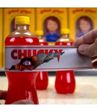 PRIME PARTY Chucky Bottle Labels - 16 Count
