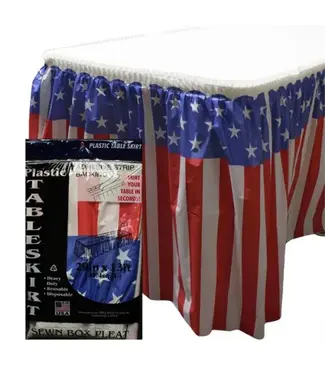 TABLEMATE TABLESKIRT STARS & STRIPES