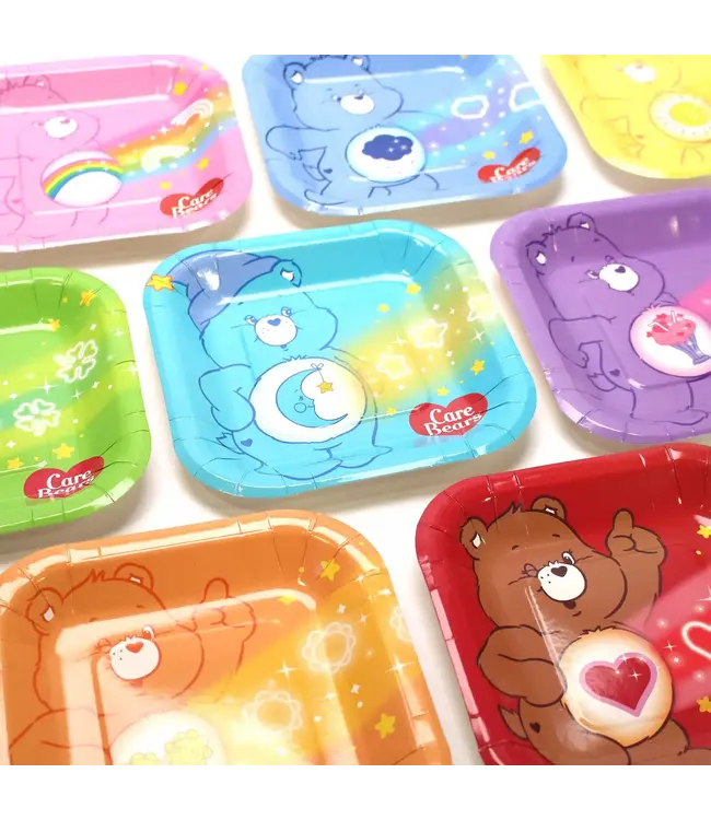 PRIME PARTY Care Bears Dessert 7in Plates - 8 Count