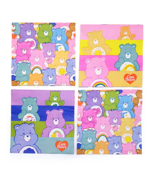 PRIME PARTY Care Bears Luncheon Napkins - 16 Count