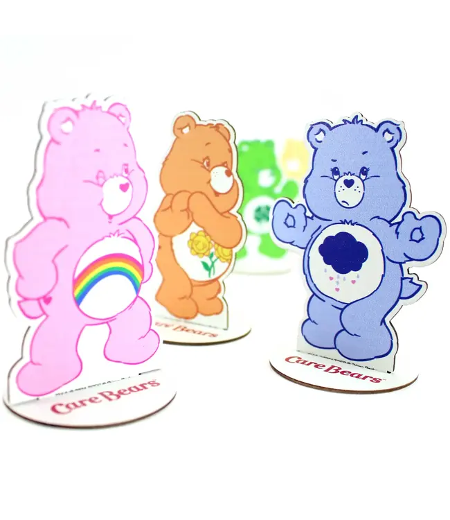 PRIME PARTY Care Bears Mini Wooden Figures - 5 Count
