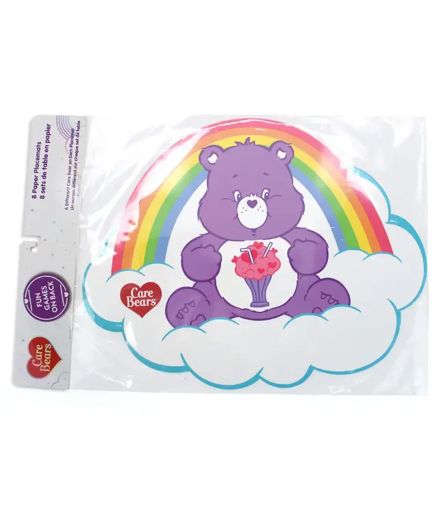 PRIME PARTY Care Bears Placemats - 8 Count