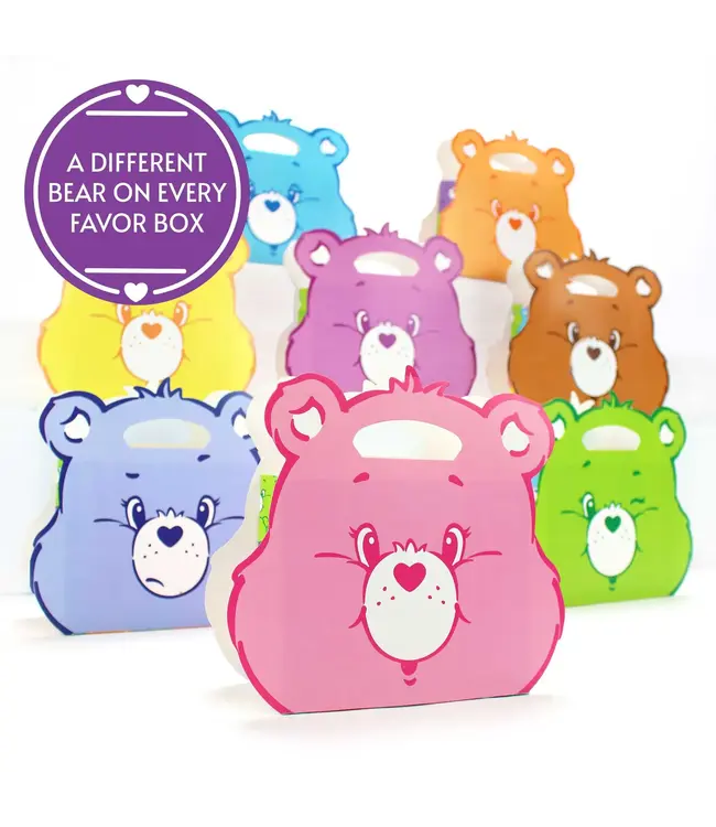 PRIME PARTY Care Bears Favor Boxes - 8 Count