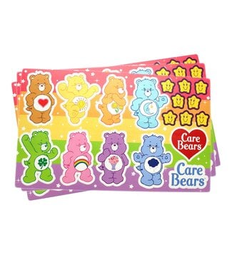 PRIME PARTY Care Bears Stickers - 8 Sheets