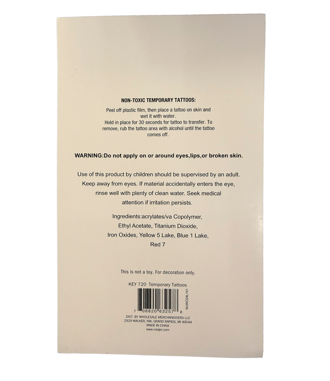 MID-VALLEY CLOSEOUTS Patriotic Tattoos - 24ct