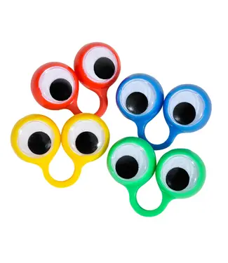 FUN EXPRESS 8CT RINGS EYES