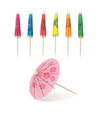 UNIQUE INDUSTRIES INC Parasol Picks - 10 Count