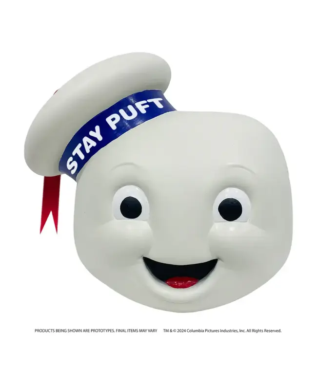 TRICK OR TREAT Ghostbusters Stay Puff Marshmallow Man Vinyl Mask