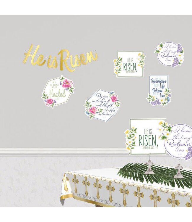 BEISTLE He is Risen Cutouts - 5 Count