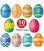BEISTLE Easter Eggs Mini Cutouts - 10 Count