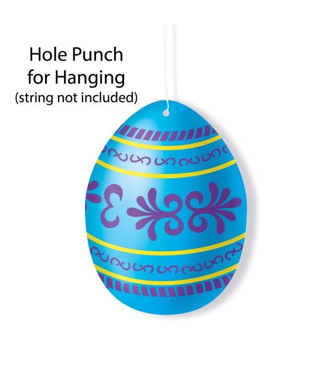 BEISTLE Easter Eggs Mini Cutouts - 10 Count