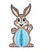 BEISTLE 32in TISSUE EASTER BUNNY