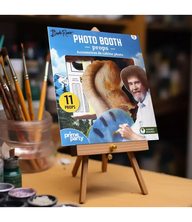 PRIME PARTY Photo Booth Props Bob Ross - 11 Count