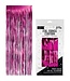LOFTUS INTERNATIONAL Fuchsia Foil Fringe Door Curtain - 3ft X 8ft