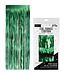 LOFTUS INTERNATIONAL Green Foil Fringe Door Curtain - 3ft X 8ft